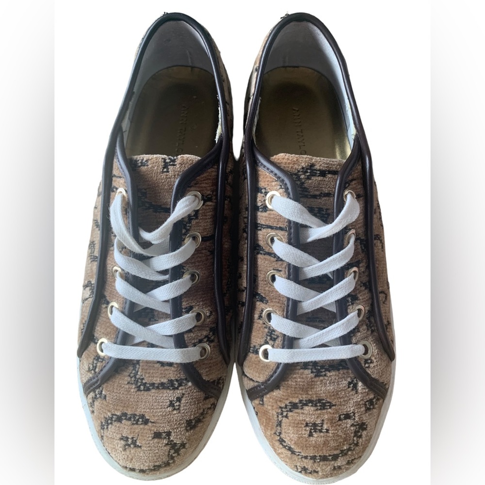 Ann Taylor Tennis Shoes Animal Print Size 7